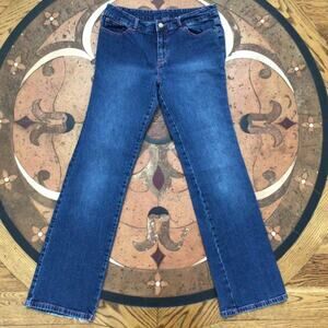 Lilly Pulitzer White Label Wide Leg Jeans Sz 10
